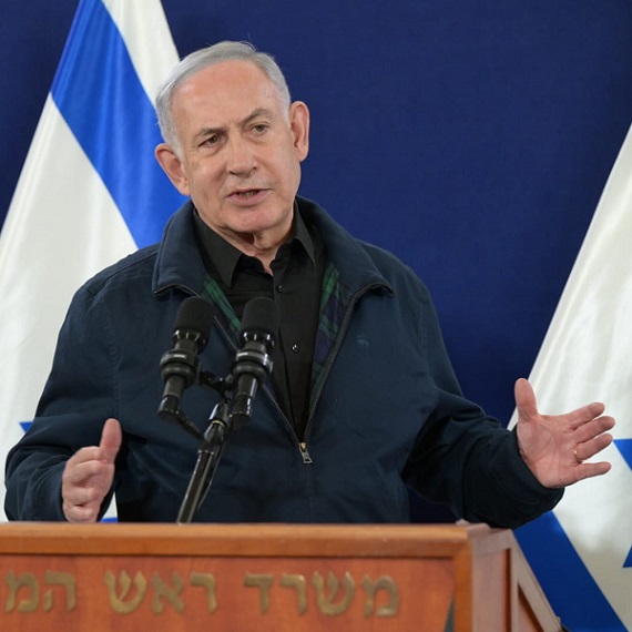 "חושב שמה שיביא את התוצאות - המשך הלחימה" // נתניהו. צילום: עמוס בן גרשום/לע"מ